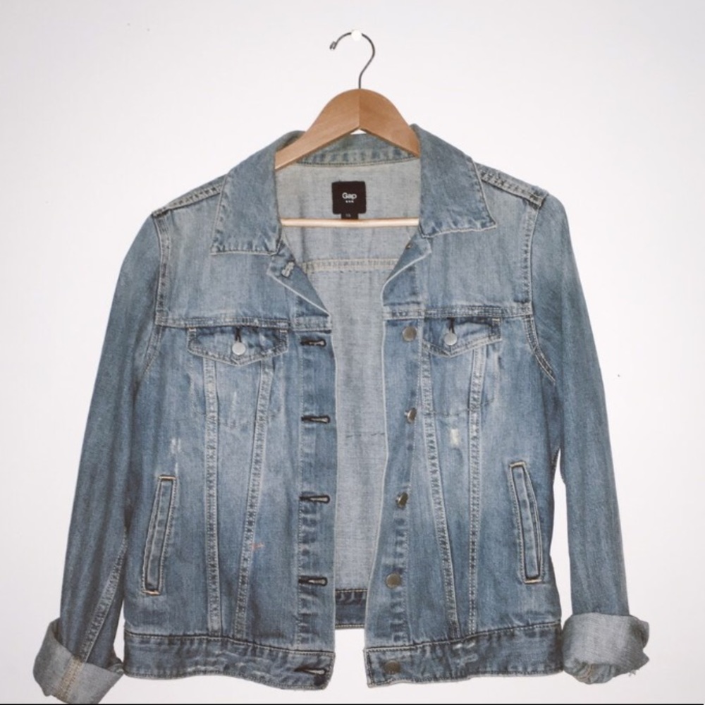 Upcycled Jean Jacket - Picture 2 of 3